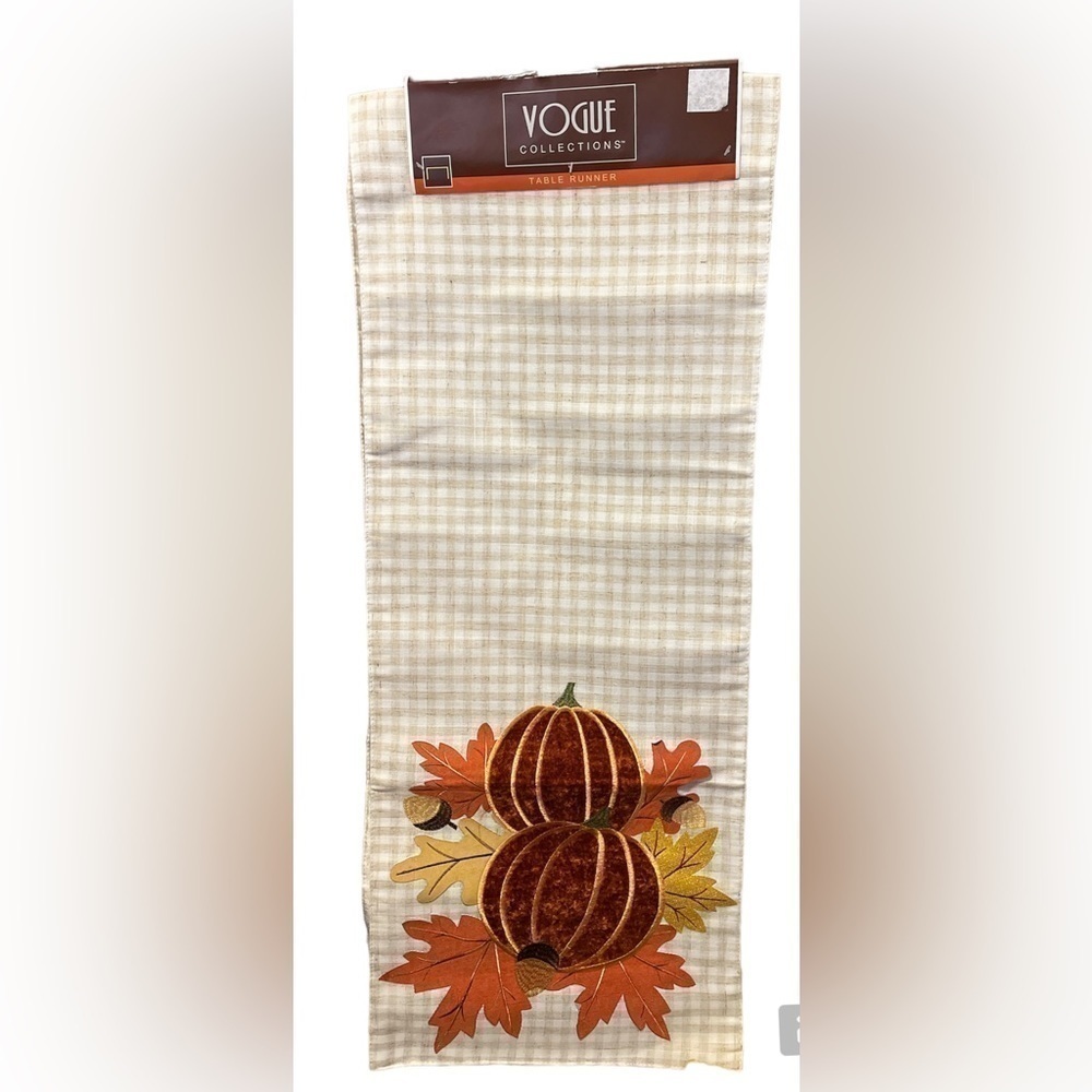 FALL pumpkins Table Runner